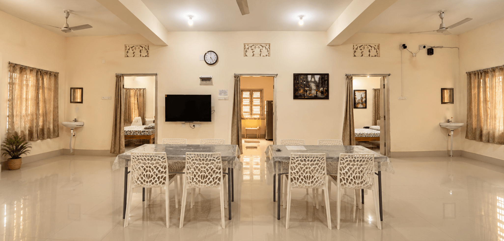 The dining hall