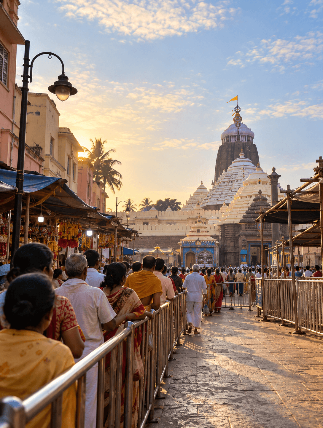 The lane towards the Jagannath Temple