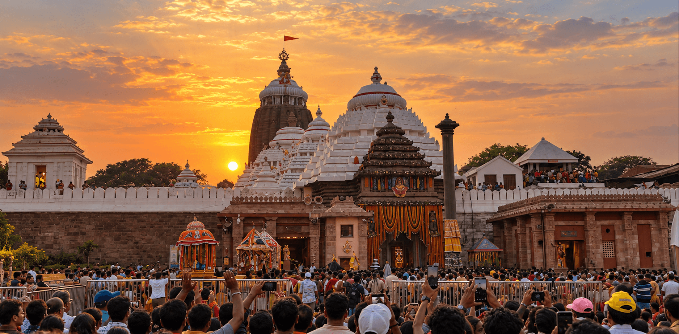 The Shree Jagannath Temple in Puri